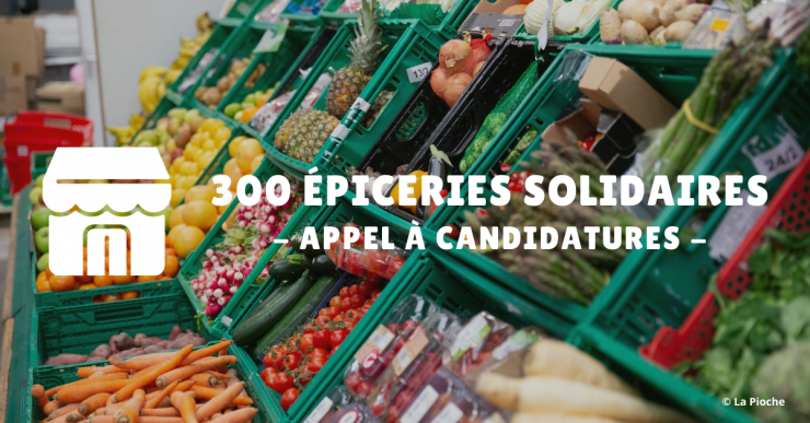 Appel à candidatures pour la création d'épiceries solidaires