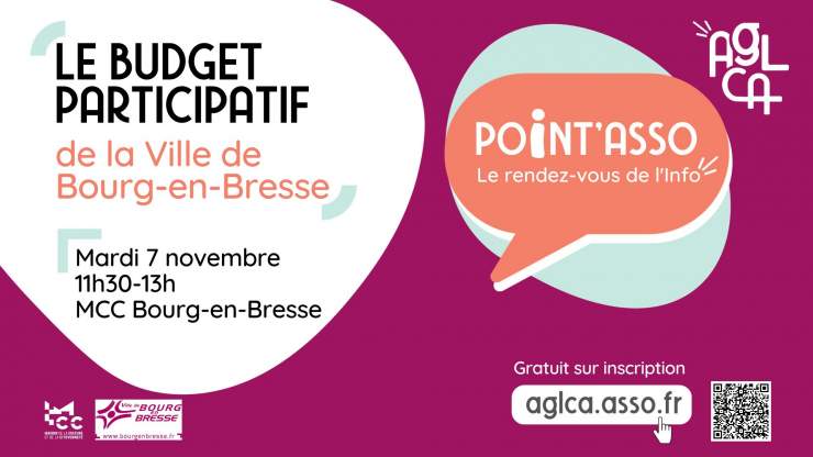 POINT'ASSO : le budget participatif de la Ville de Bourg-en-Bresse