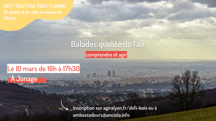 Balades de mesure de qualité de l'air | Défi "Tout feu, tout flamme"