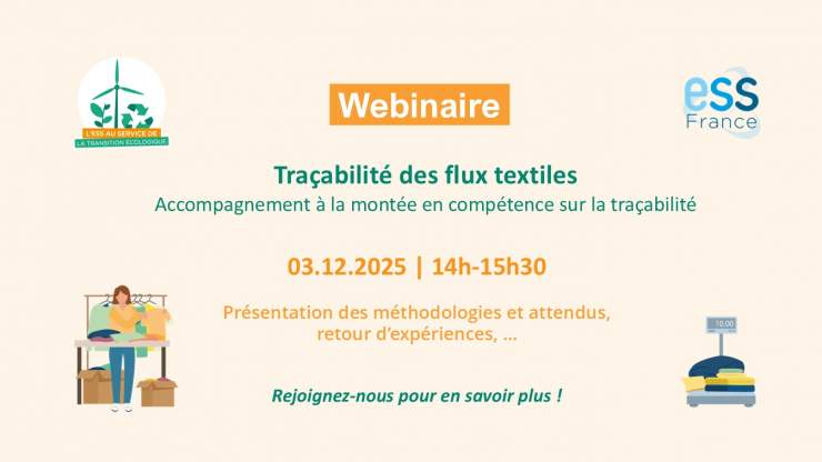 Traçabilité des flux textiles - Accompagnement à la montée en compétences