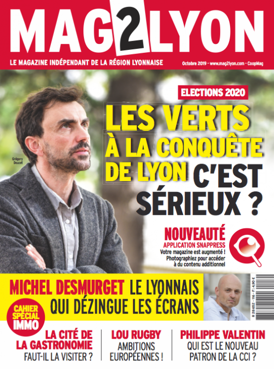 Mag2 Lyon d'octobre est en kiosques