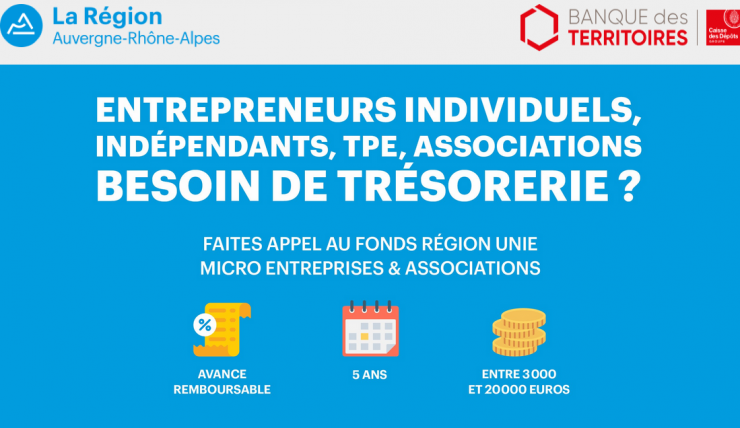 Fonds Région Unie - Microentreprises & Associations : Mode d'emploi 