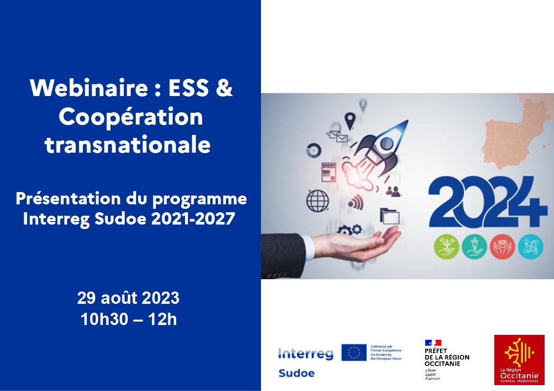 Webinaire « ESS et coopération transnationale » – Programme Interreg Sudoe