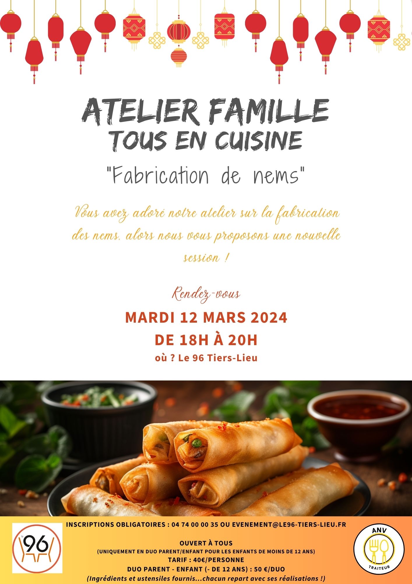 Atelier cuisine asiatique « Made in France »