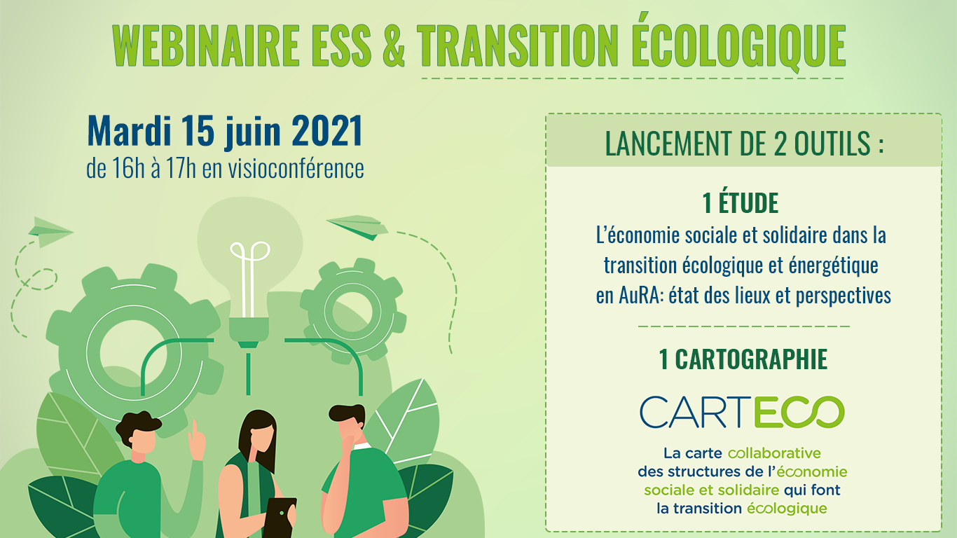 Webinaire – Lancement de l&rsquo;étude et la carto ESS & transition écologique