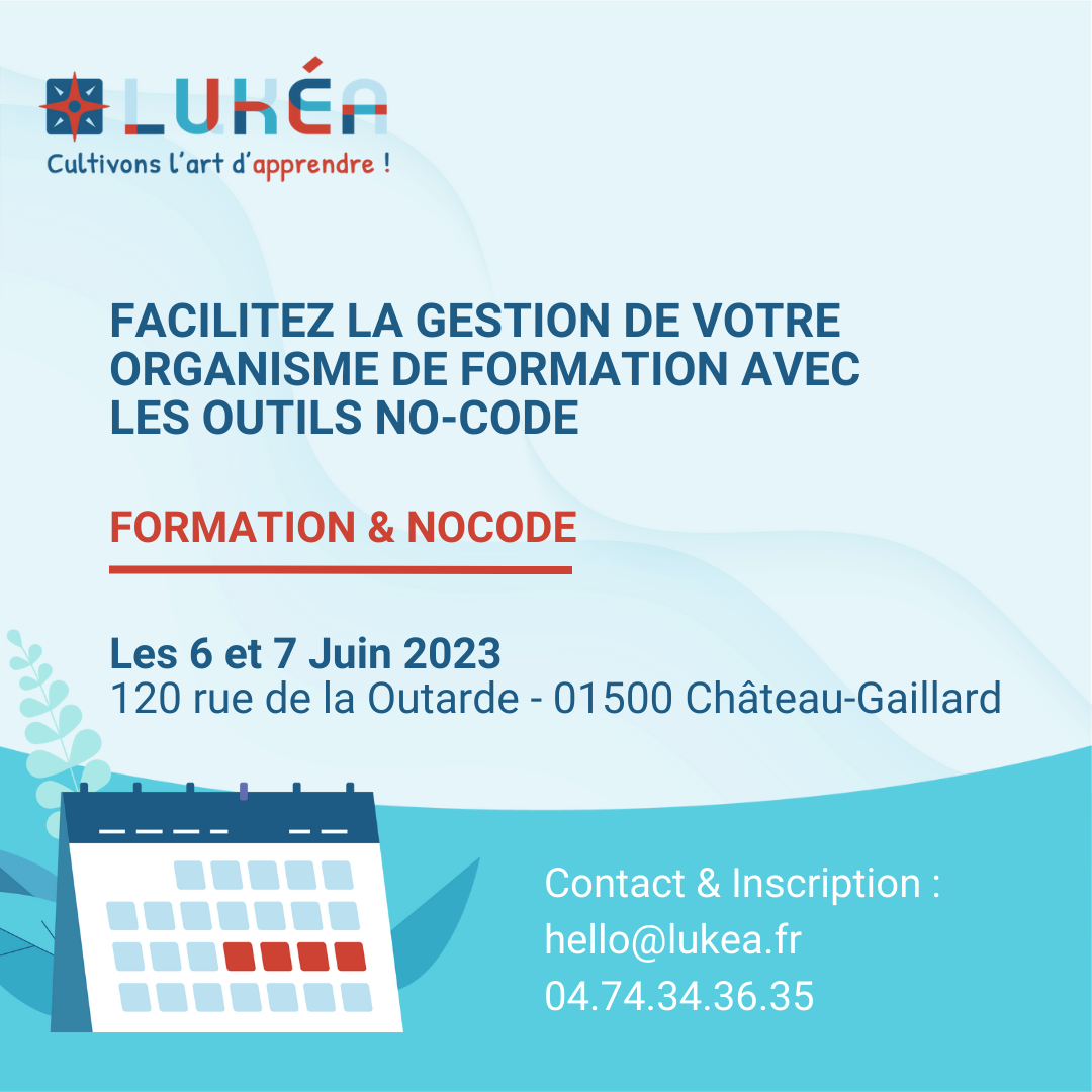 Facilitez la gestion de votre organisme de formation avec les outils No-Code.