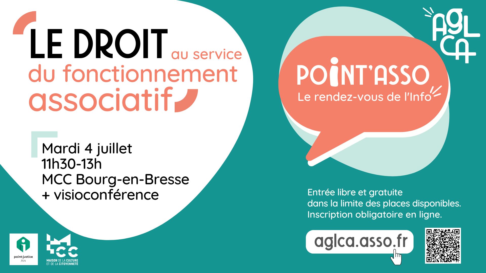 Point&rsquo;Asso « Le droit au service du fonctionnement associatif »